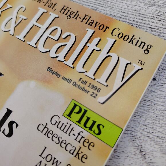 Quick & Healthy 33 Speedy Weekday Meals Cookbook booklet 1996 October VERY GOOD - Picture 7 of 14